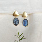 Labradorite heart drops 💙