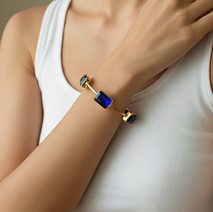 Indigo Radiance Bangle