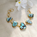 Matrix Turquoise Bracelet in gold frame