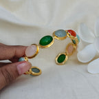 Terra Gemstone Cuff bangle
