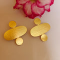 Eclipse Gold Statement Earrings