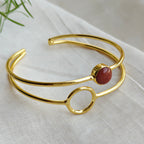 Jasper loop stacked bangle