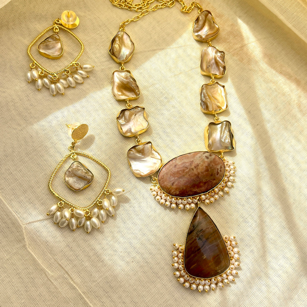 Moondance Statement Necklace set