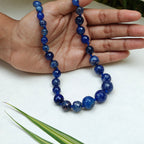 Agate graded beads necklace