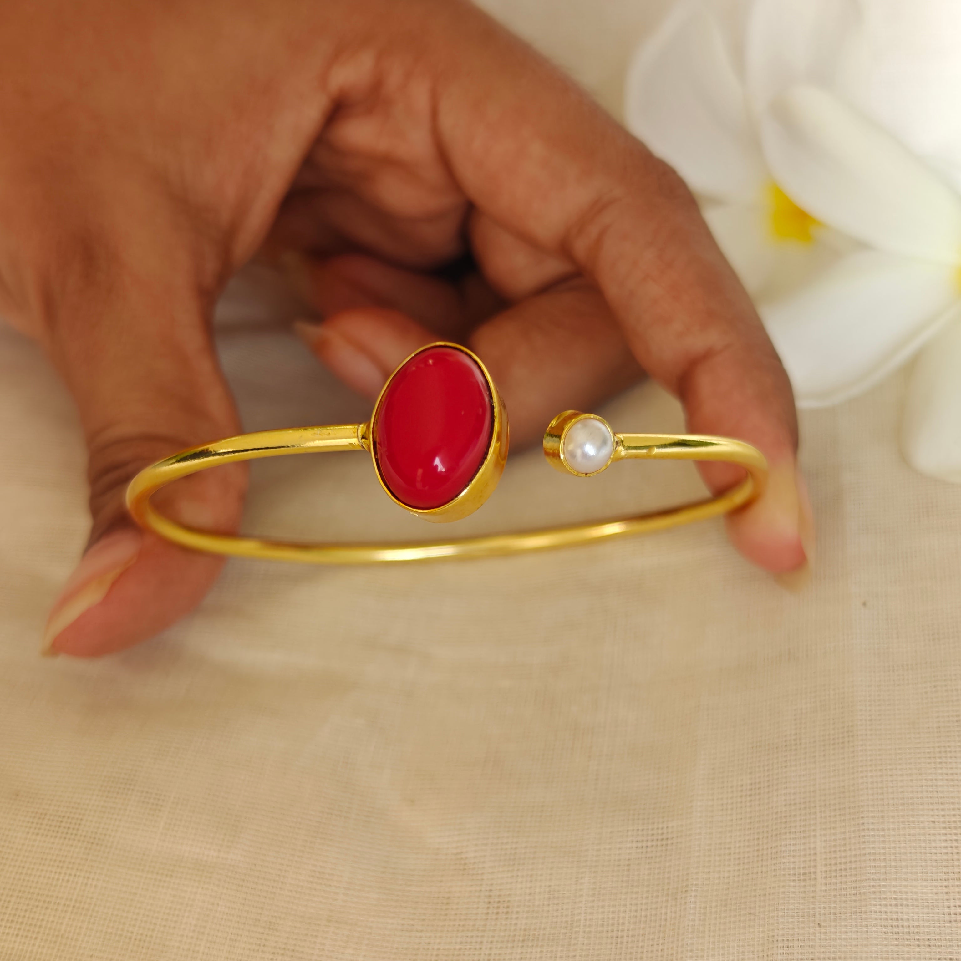 Coral and Pearl slim kada