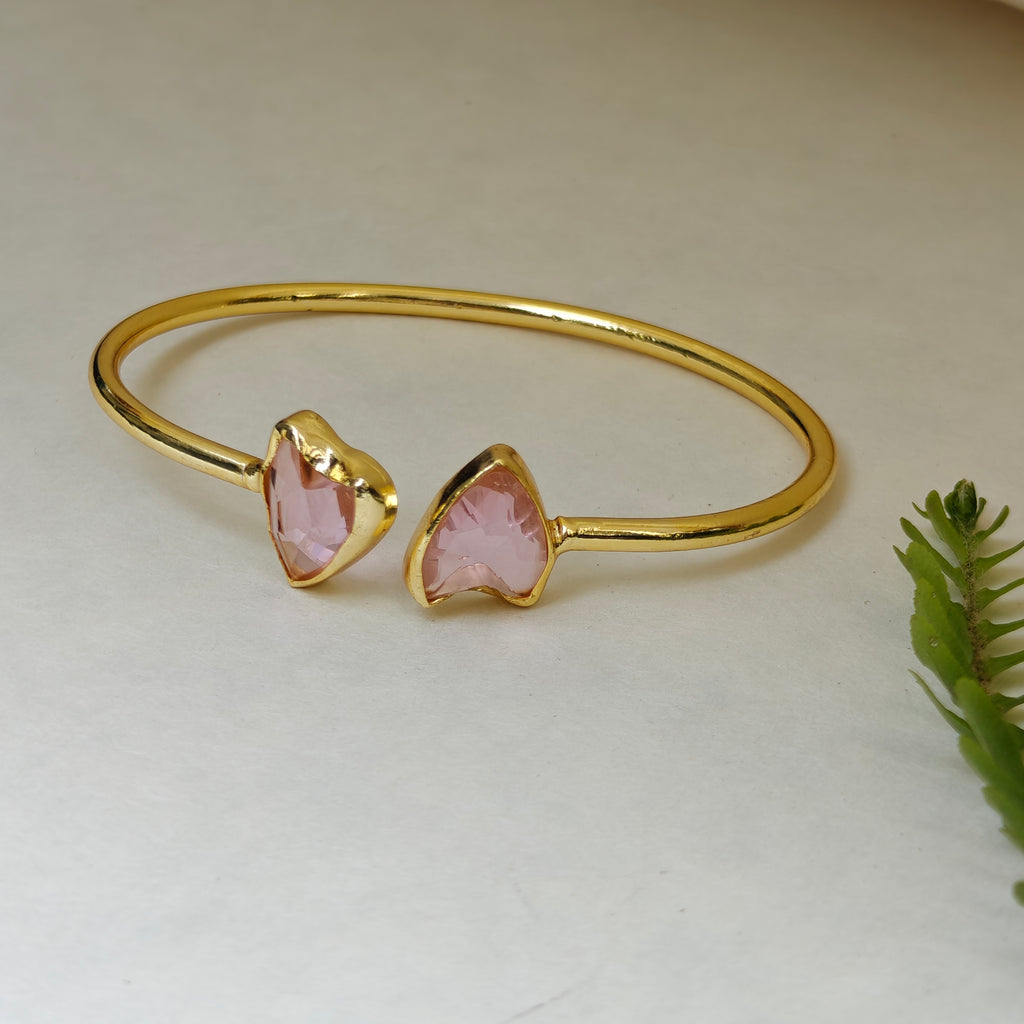 Pink hearts Slim Bangle