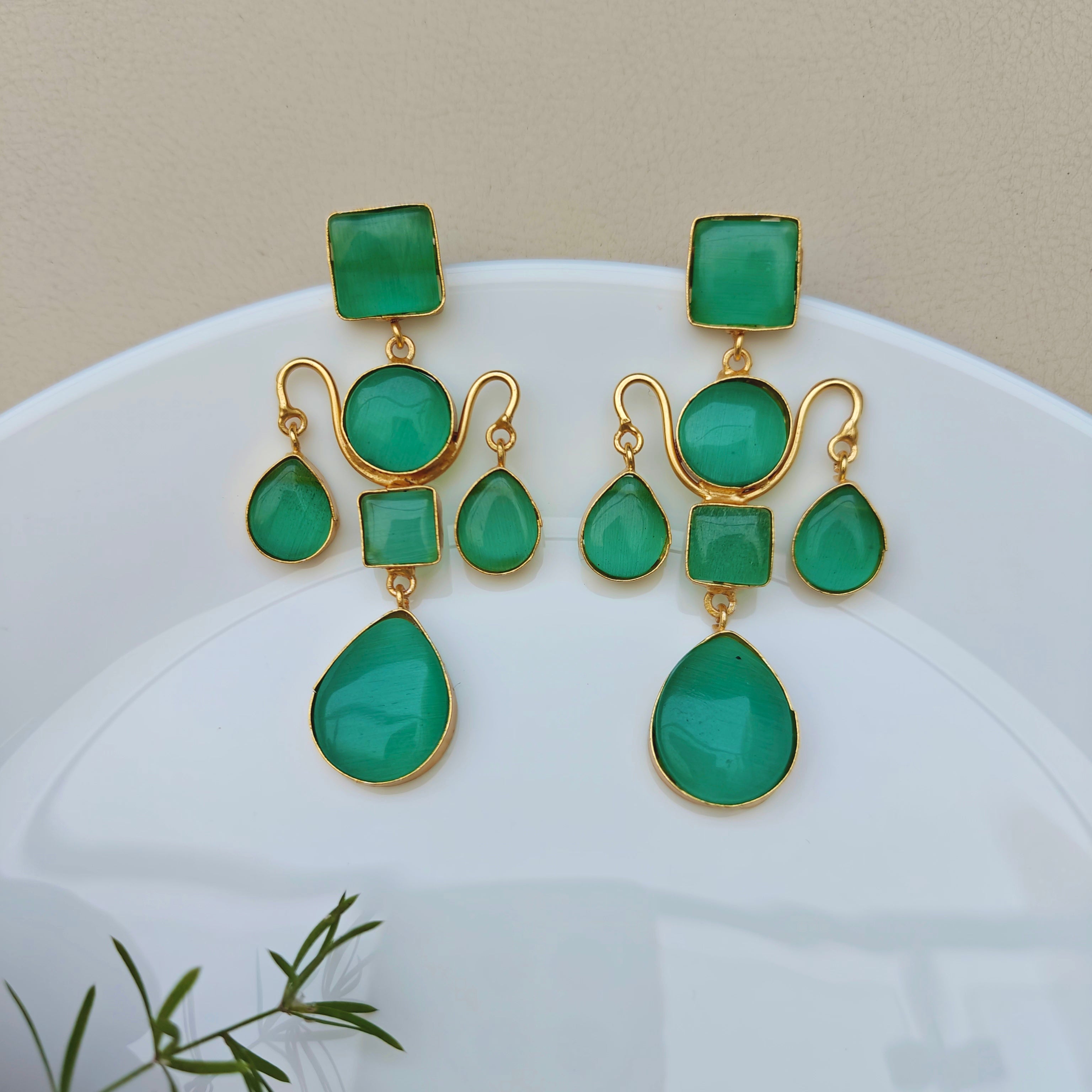 Mint Muse Statement Earrings