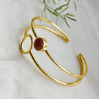 Jasper loop stacked bangle