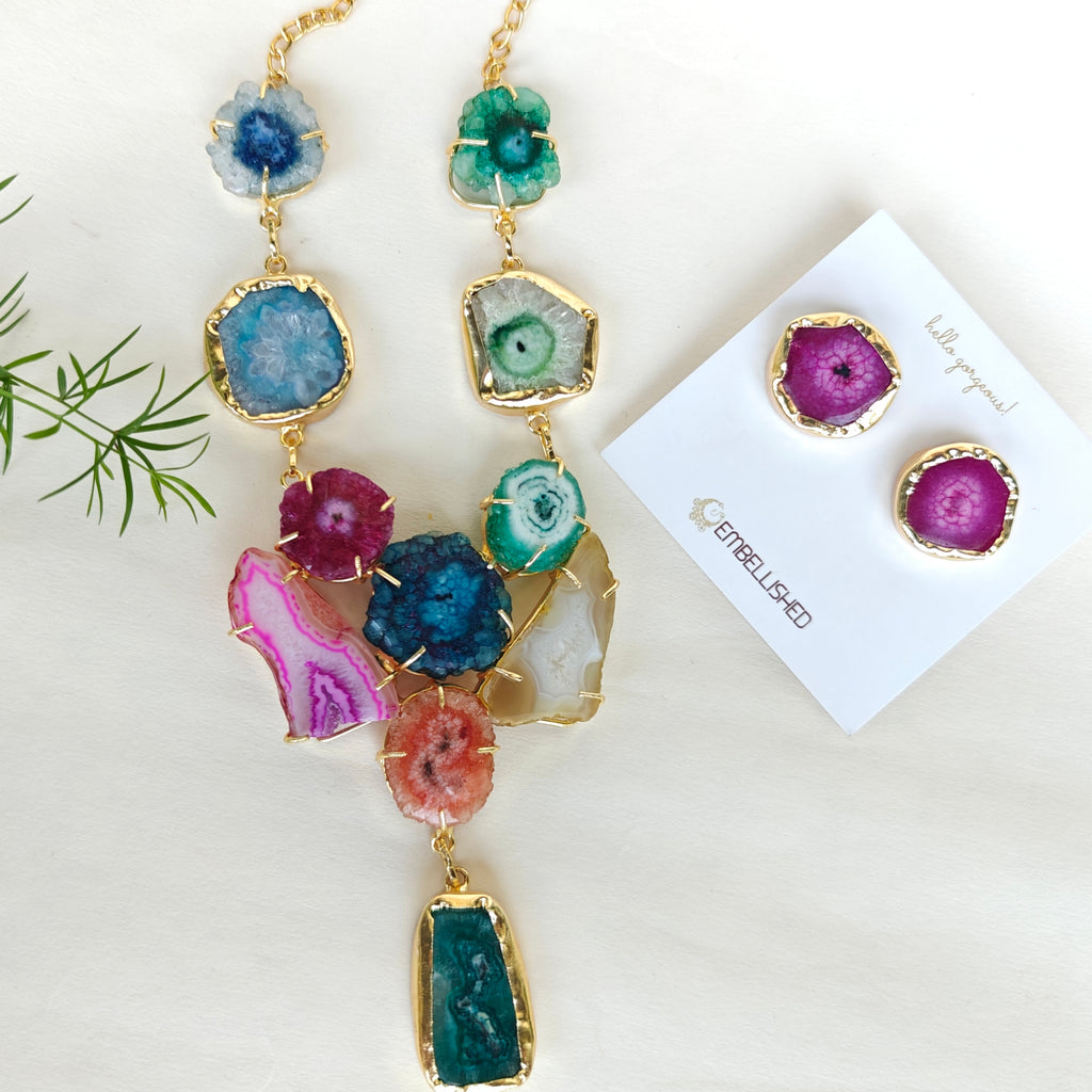 Rainbow Reverie Necklace set