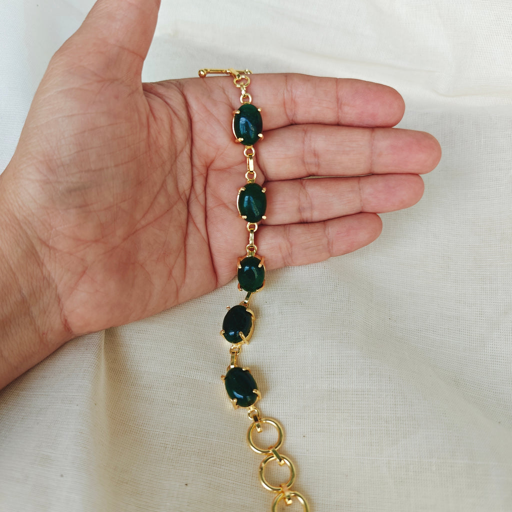 Natural tumble stones bracelet
