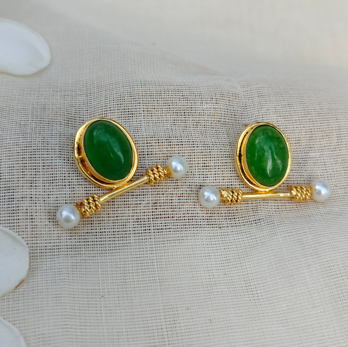 Pearl Tipped Statement Studs