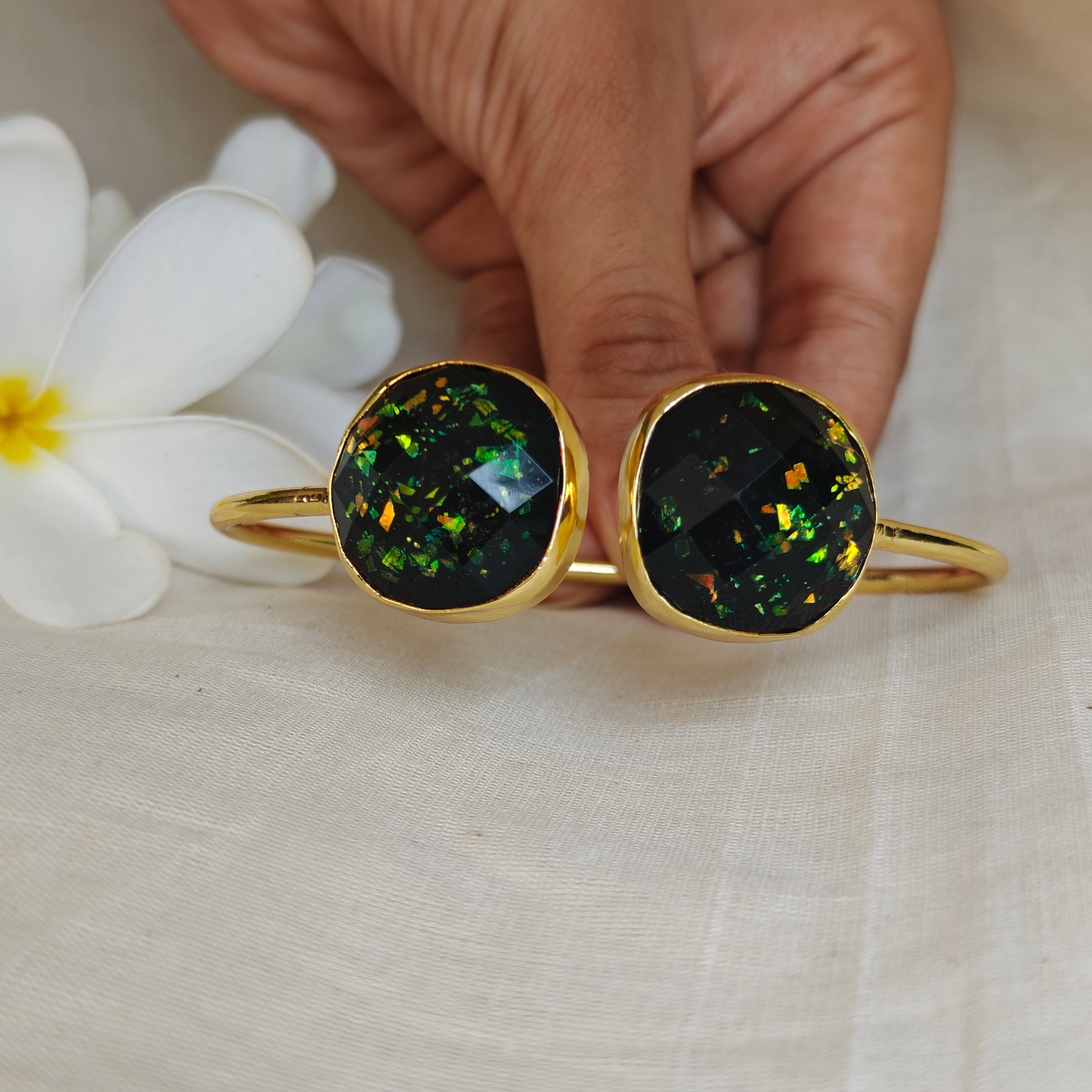 Midnight Sparkle slim bangle