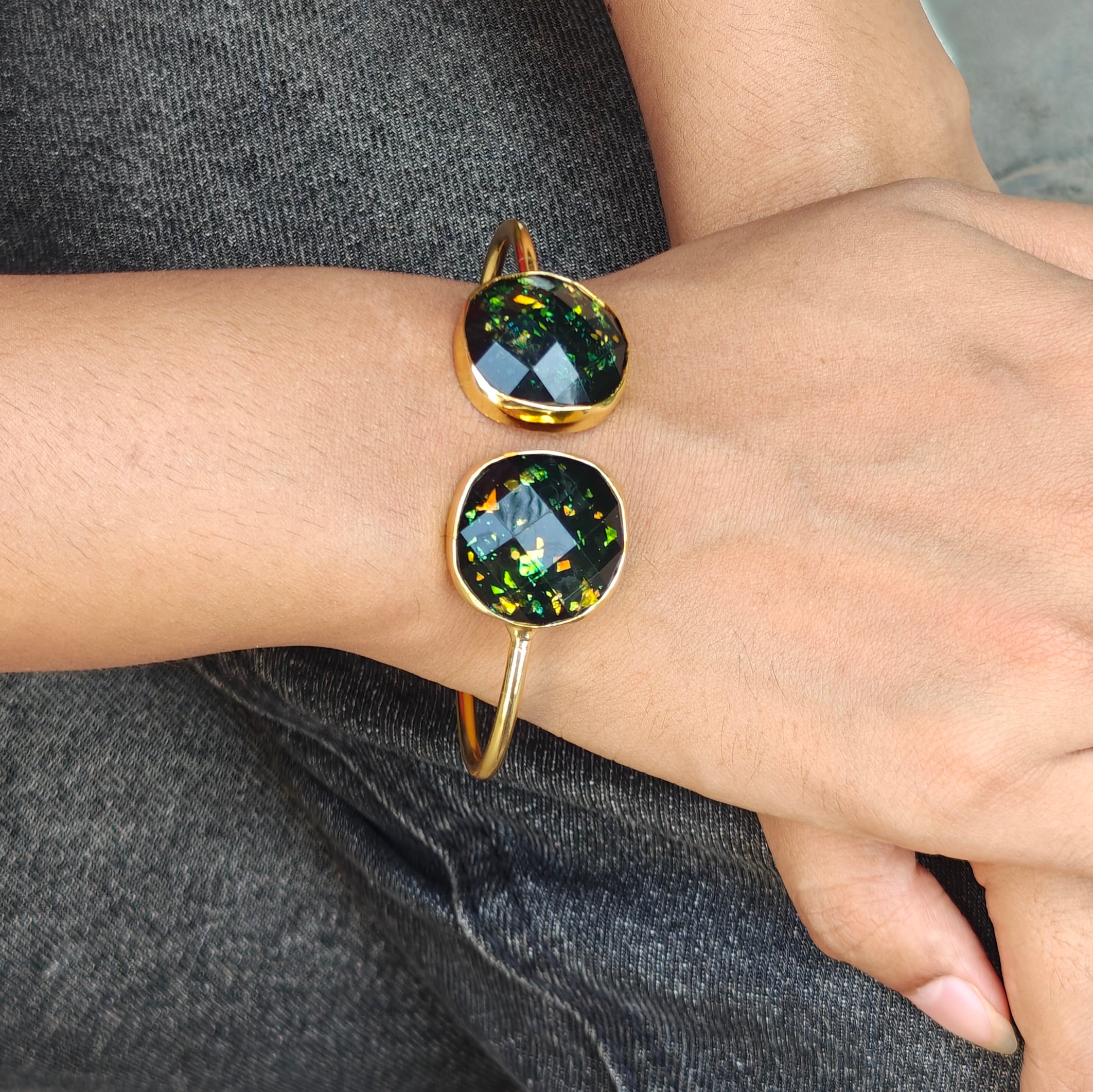Midnight Sparkle slim bangle