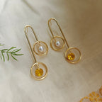 Dual Drop Pendulum Earrings