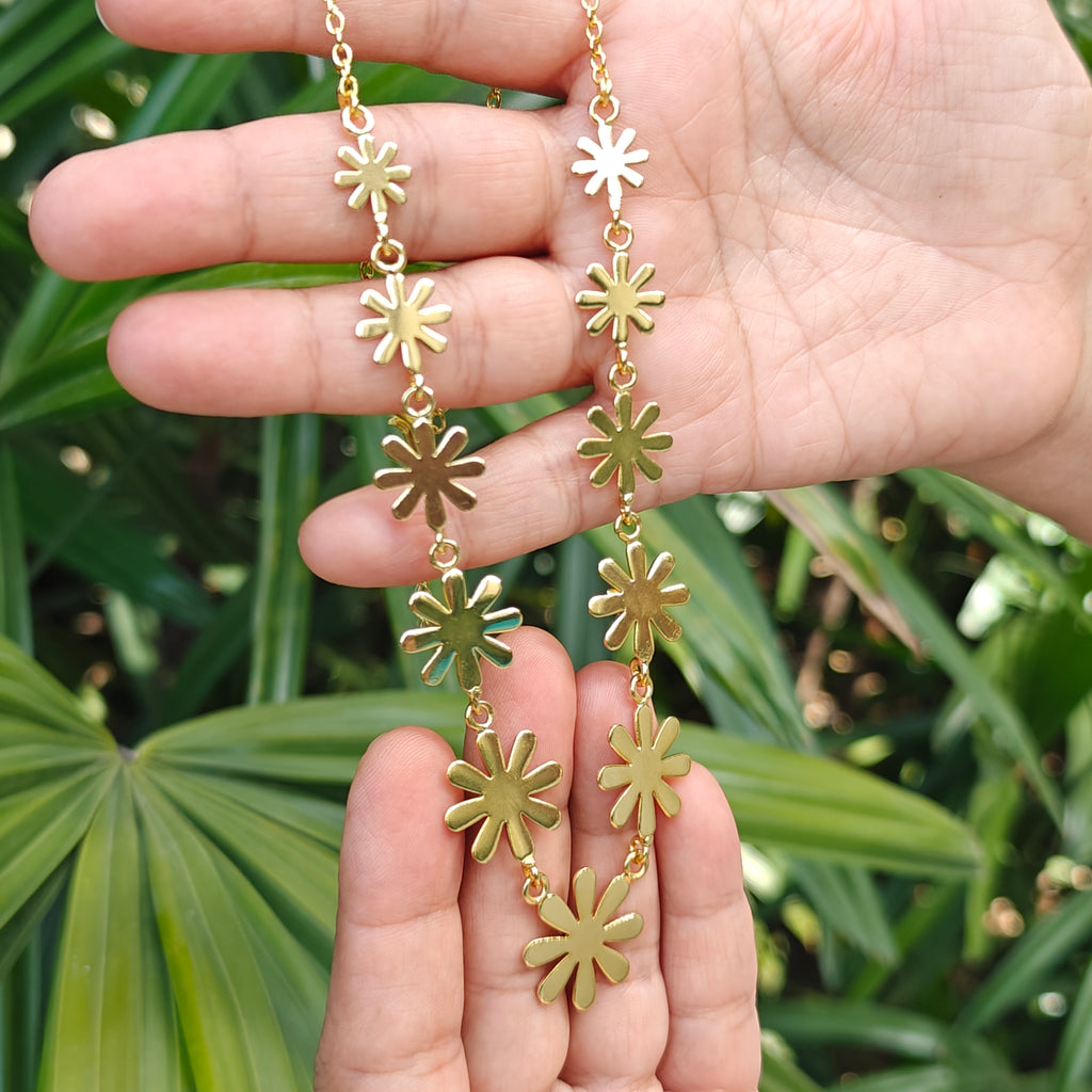 Golden Floral Princess necklace