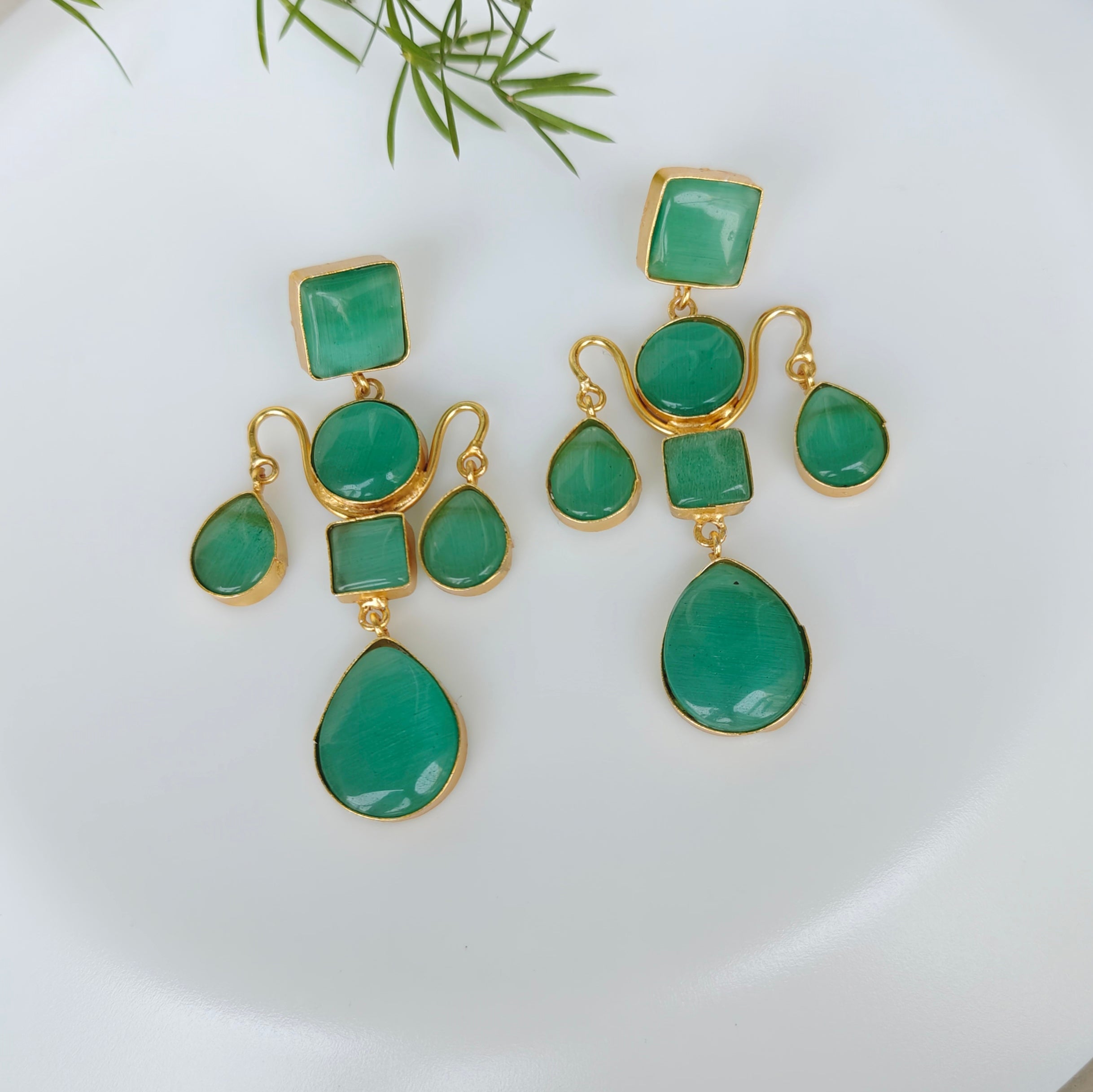 Mint Muse Statement Earrings