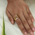 Golden Spiral finger ring