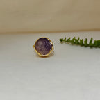 Natural Stone Button finger ring