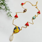 Carnival Gemstone Statement Chain - Yellow