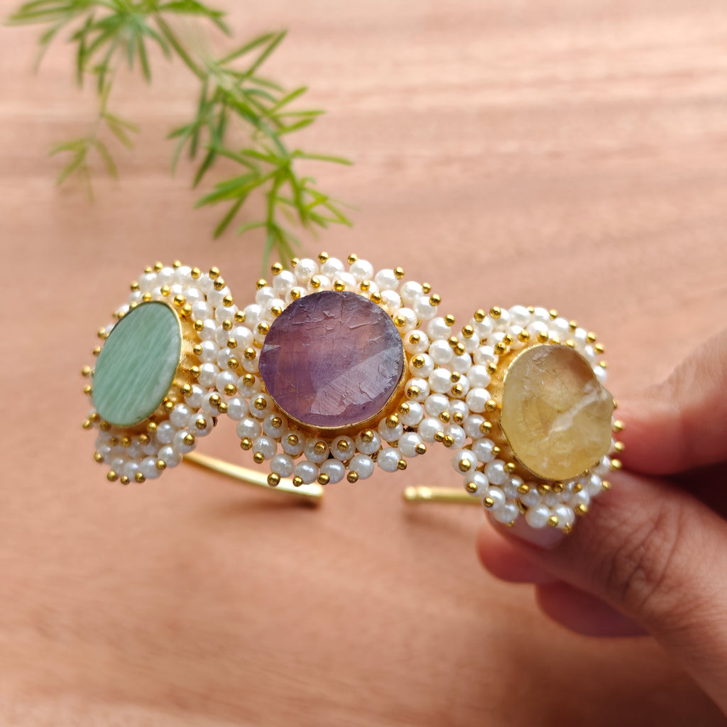 Royal Multi-stone Pearl Ensemble