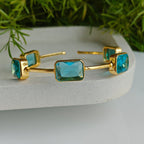 Cyan Radiance Bangle