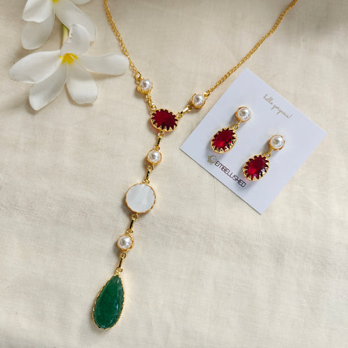 Soiree Y-drop Necklace set