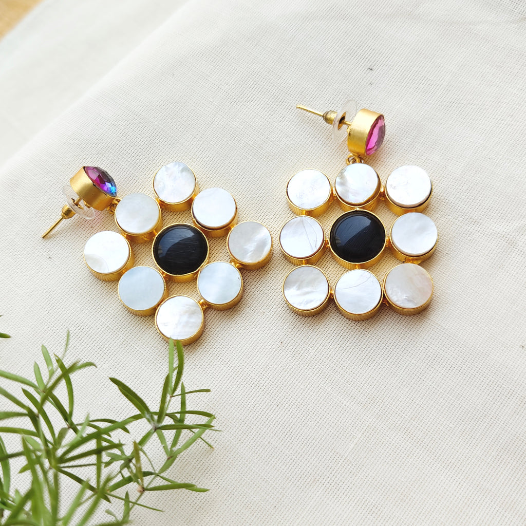 Celeste Mosaic Drop Earrings