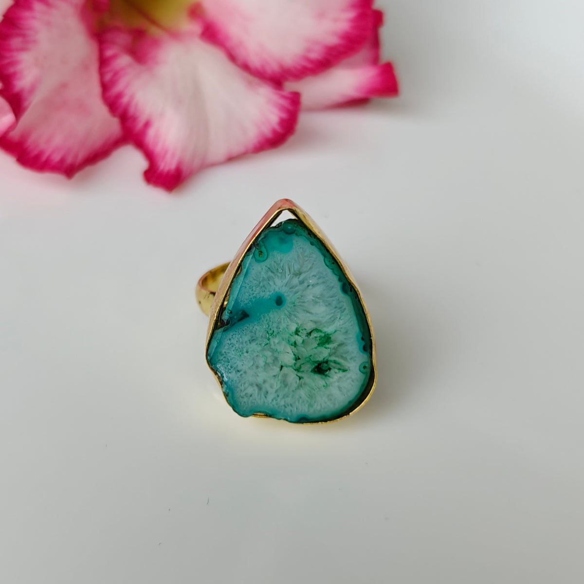 Agate Statement Ring