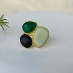 Stones Medley Trio finger ring
