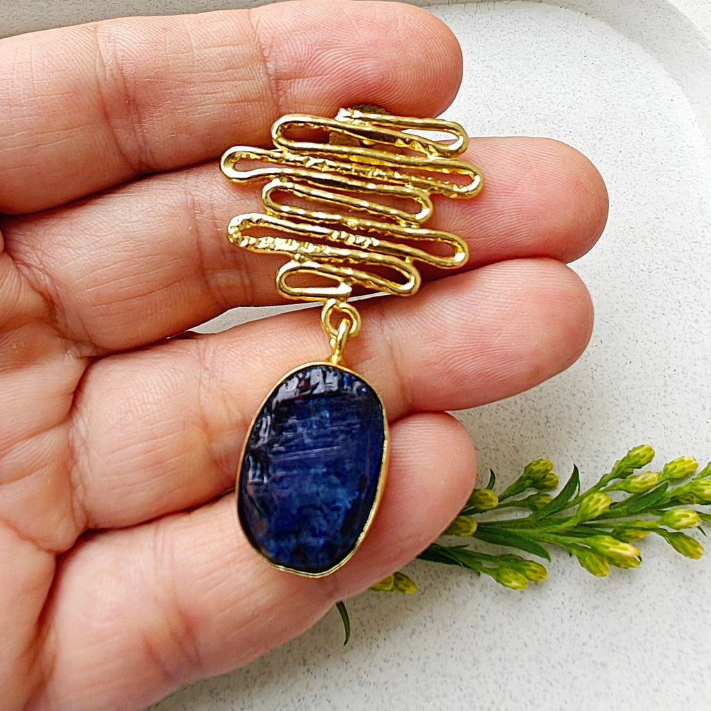 Whimsy Waves and Bold Drops - blue