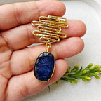 Whimsy Waves and Bold Drops - blue