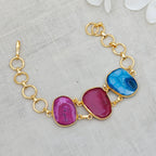 Agate Candy Crush Stone Bracelet