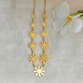 Golden Floral Princess necklace