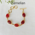 Natural tumble stones bracelet
