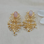 Filigree Golden Chandelier Earrings