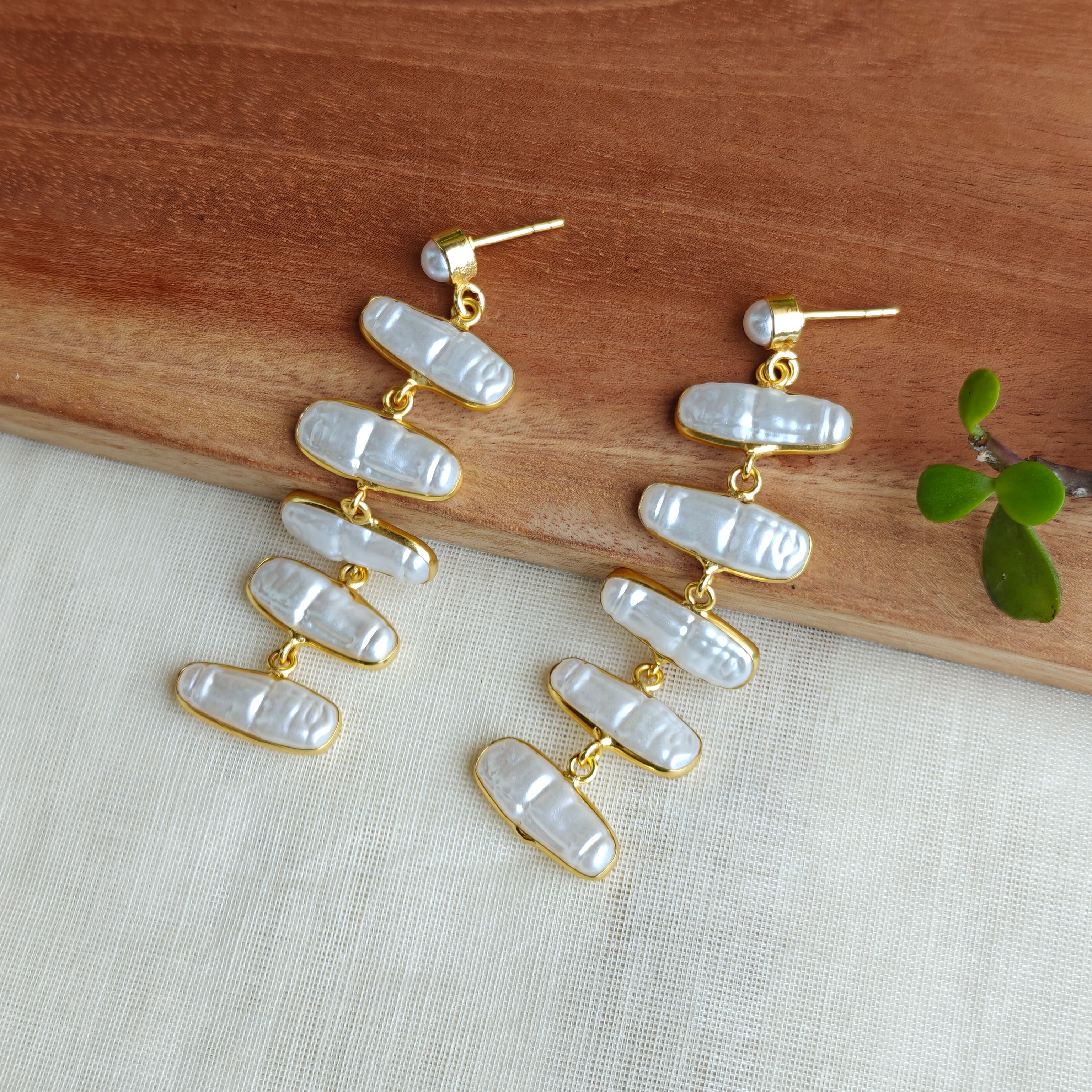 Baroque Pearl Rope earrings