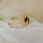 Raw Earth Spiral Cuff