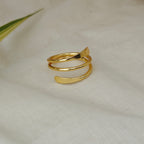 Golden Spiral finger ring