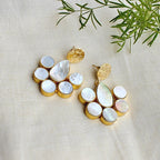 Pearl Halo Drop Earrings