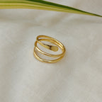 Golden Spiral finger ring
