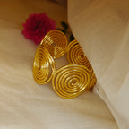 Celestial Spiral Statement Cuff